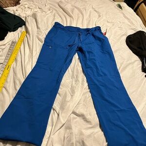 Blue Drawstring Pants barco one medical size large